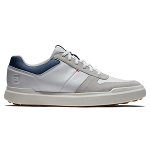 Footjoy | 54374 | Contour Casual |  White / Navy / Grey