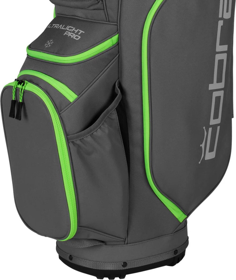 Cobra | 909528-10 | Ultralight Pro Cartbag | Quiet Shade/ Green Gecko