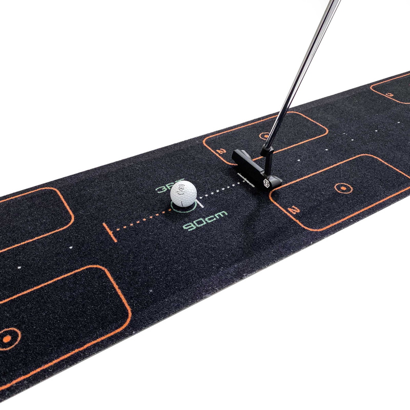 Wellputt mat | First | 3m | Black | putter