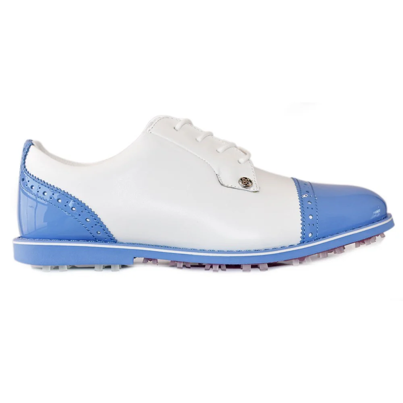 G/Fore | G4LS22EF04 | Ladies | Cap Toe Gallivanter | Snow / Vista Blue