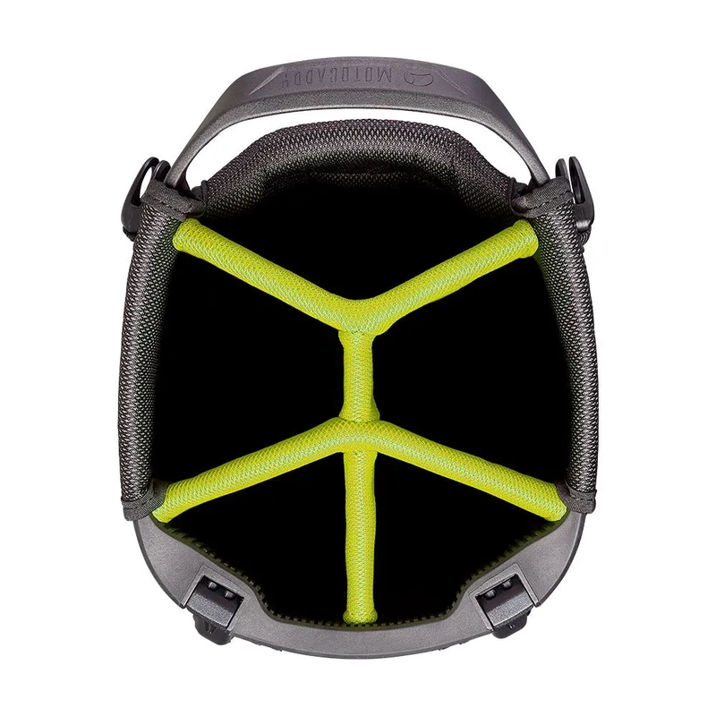 Motocaddy | HydroFLEX | Standbag | Charcoal / Lime 2025 | Top