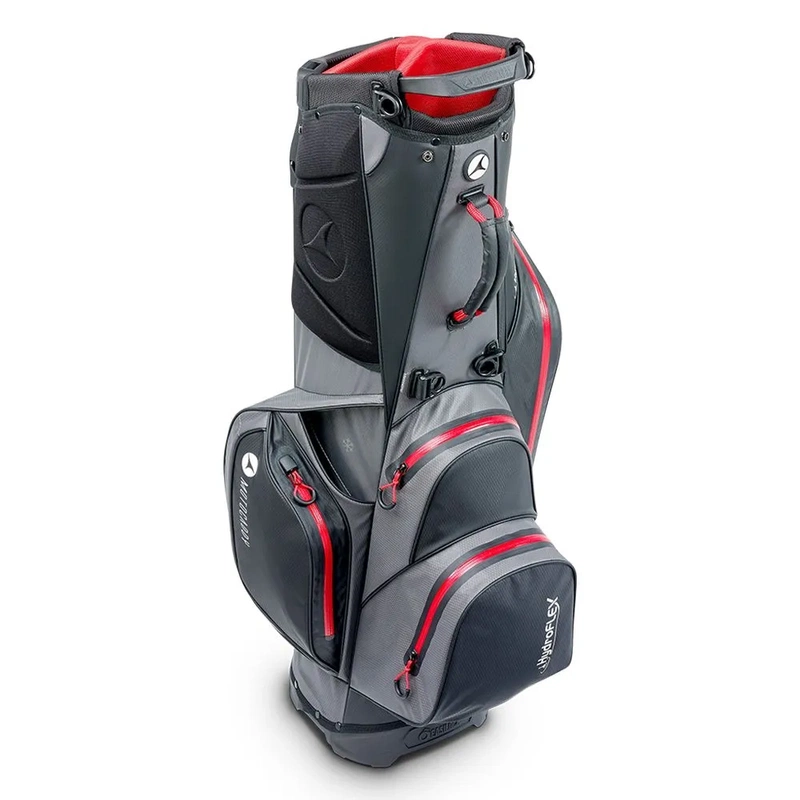 Motocaddy | HydroFLEX | Standbag | Charcoal / Red 2025 Back