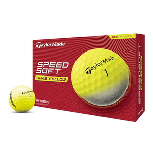 Taylormade | V9910201 | Speed Soft Balls | Hi-Vis | Yellow