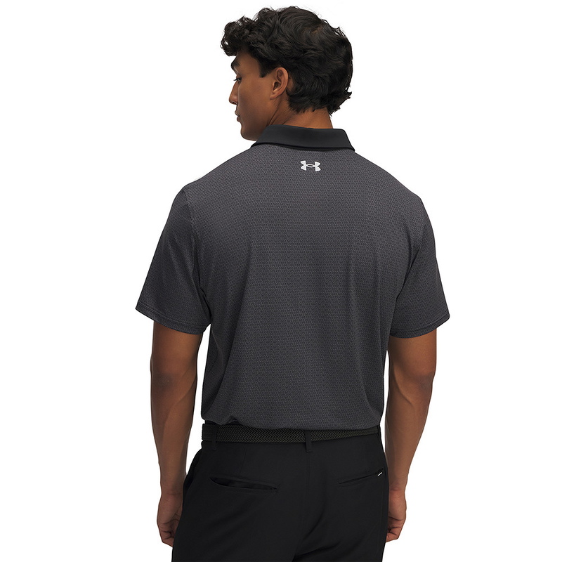 Under Armour | 1383715-004 | T2G Printed Polo Heritage | Black/Halo Gray