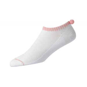 Footjoy | 11500 | ProDry | Womens PomPom | White / Pink