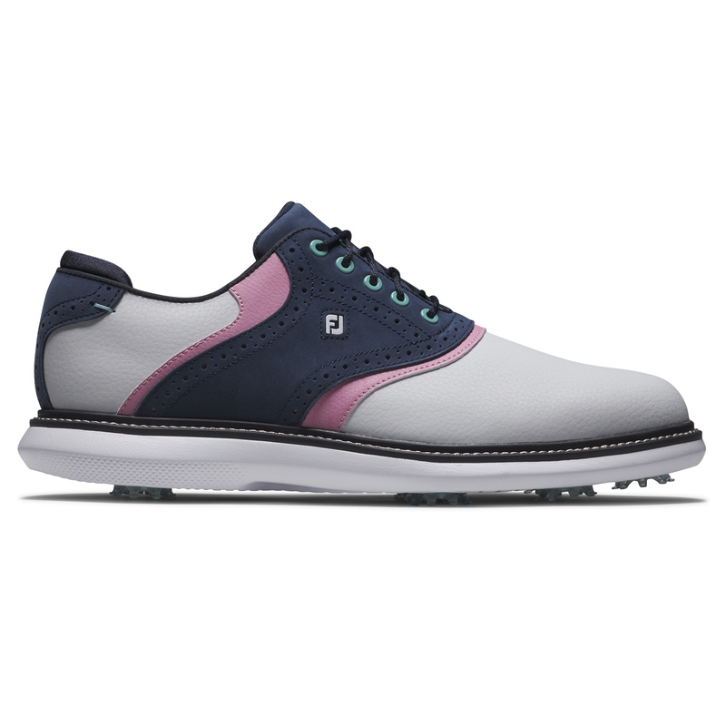 Footjoy | 57959 | Traditions | Medium | White / Navy / Pink