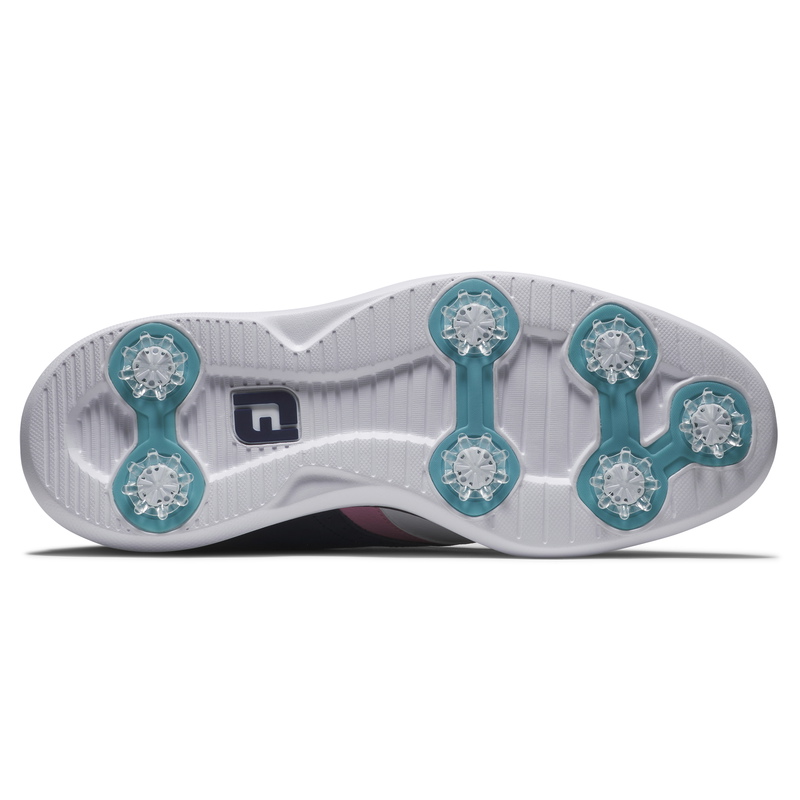 Footjoy | 57959 | Traditions | Medium | White / Navy / Pink