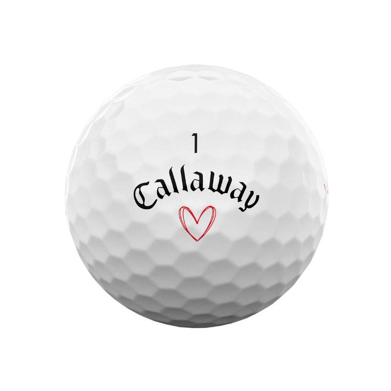 Callaway | Golf Balls | Supersoft | White Love Logo | Ball