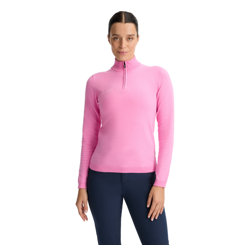 Rohnisch | 112189 | Kora Knitted Half Zip | Fuchsia / Pink