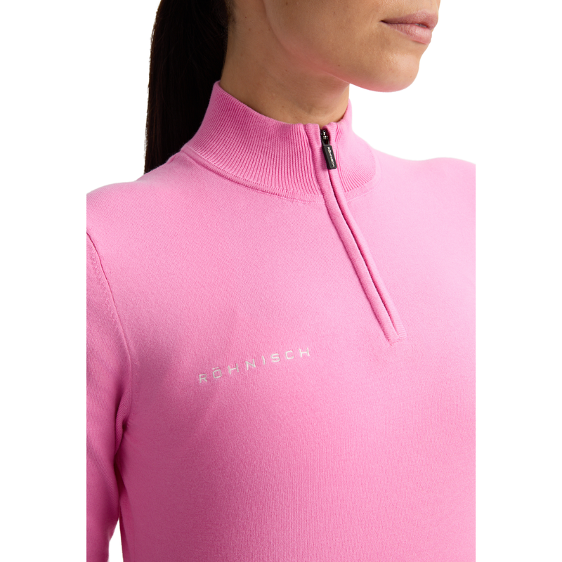 Rohnisch | 112189 | Kora Knitted Half Zip | Fuchsia / Pink