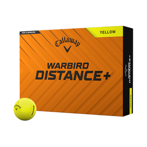 Callaway | Warbird | Distance+ | Golf Balls | Yellow | 2025