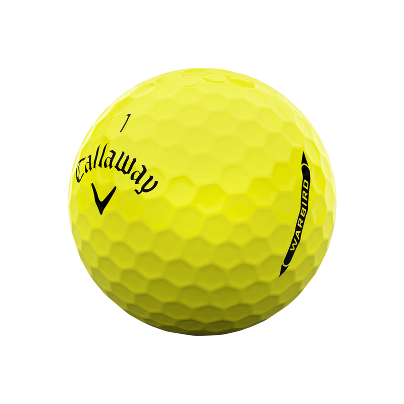 Warbird | Distance+ | Yellow | Golf Balls | 2025