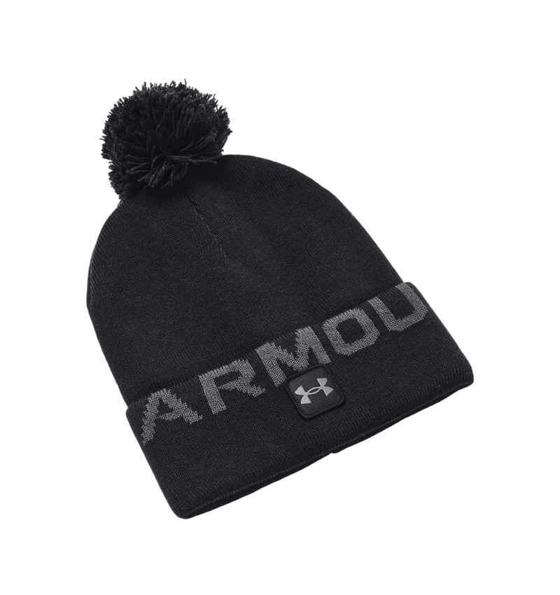 Under Armour | 1373093 | Coldgear | infrared Driver Pom Beanie | Black / pitch/grey
