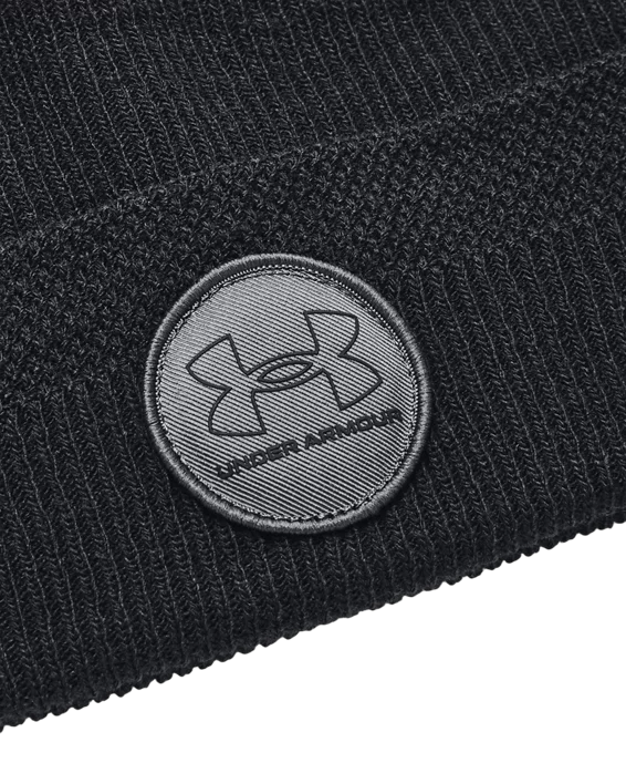 Under Armour | 1373107-001 | Coldgear | infrared Driver Pom Beanie | Black / Black
