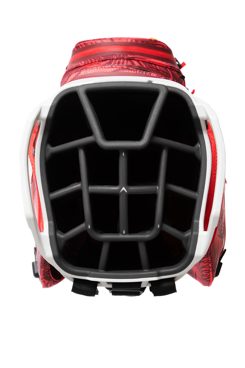 Callaway | Org 14 | HD | Cartbag | Red Palms / Light grey | Top