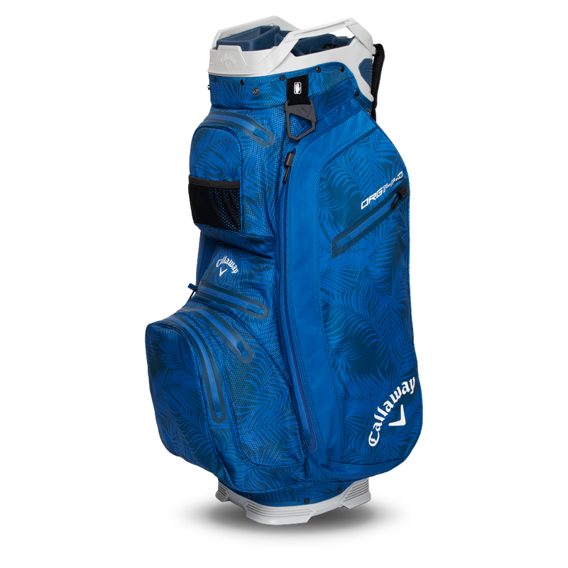 Callaway | A00501 | Org 14 | HD | 25 | Cart Bag | Blue Palms / Light grey | Front