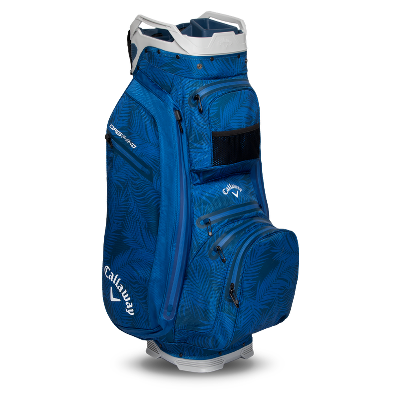 Callaway | A00501 | Org 14 | HD | 25 | Cart Bag | Blue Palms / Light grey | Front