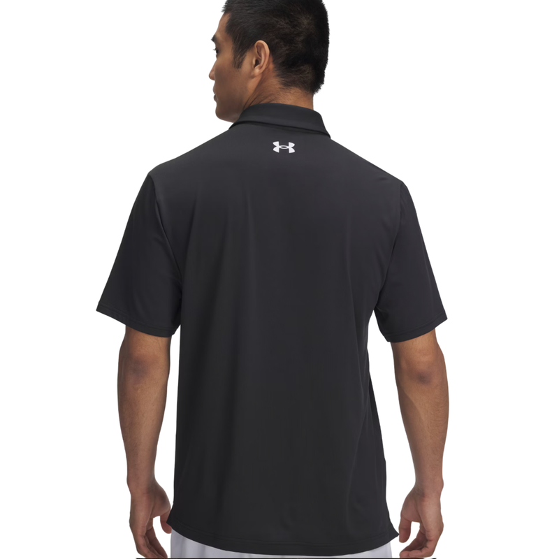 Under Armour | 1378676-007 | Playoff 3.0 Stripe Polo | Black / Summit White / White