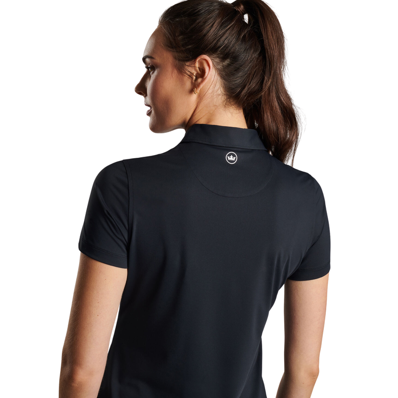 Peter Millar | LE0EK10S | Button Polo | Black