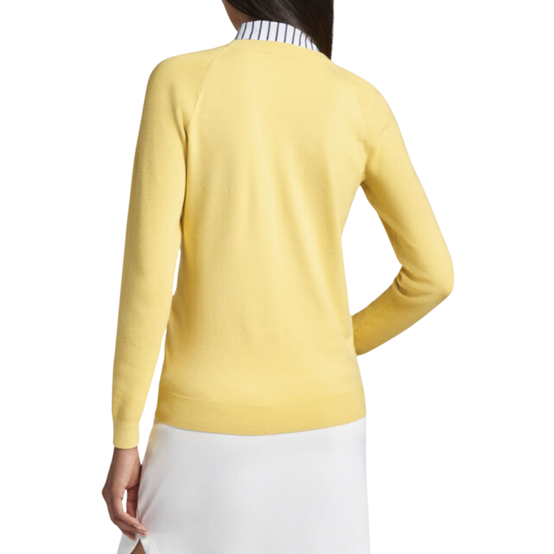 Peter Millar | LS22ES12 | Ladies | Sport Raglan Crew | Daisy