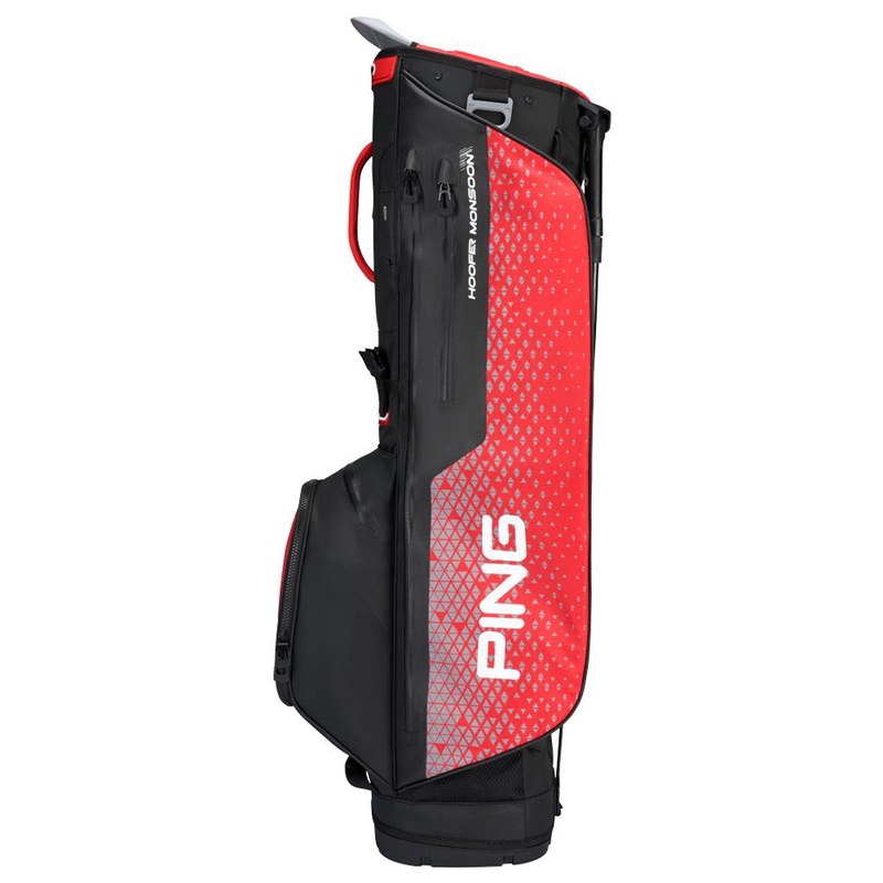 Ping | Hoofer Monsoon | Standbag | Black / Red | 36417-07 | Side