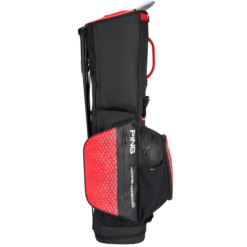 Ping | Hoofer Monsoon | Standbag | Black / Red | 36417-07 | Side