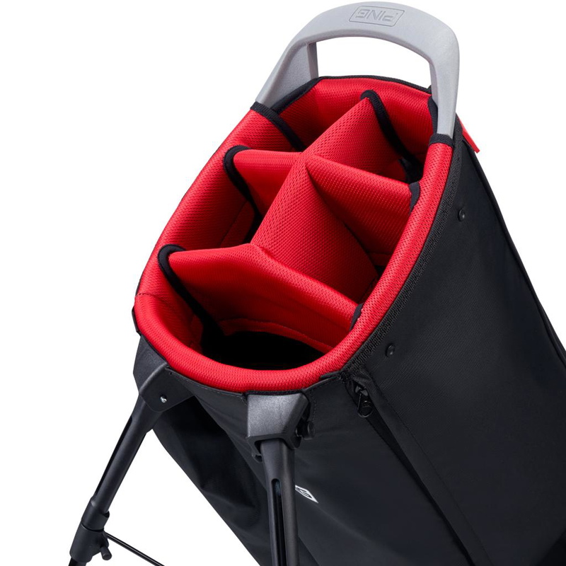 Ping | Hoofer Monsoon | Standbag | Black / Red | 36417-07 | Top