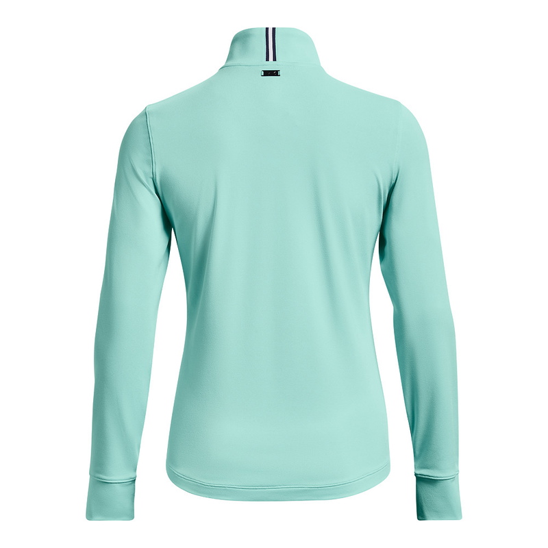 Under Armour | 1377332-361 | Playoff 1/4 Zip | Neo Turquoise / Midnight Navy / Metallic Silver