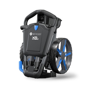 Motocaddy | QB2 | Push Trolley | Black / Blue