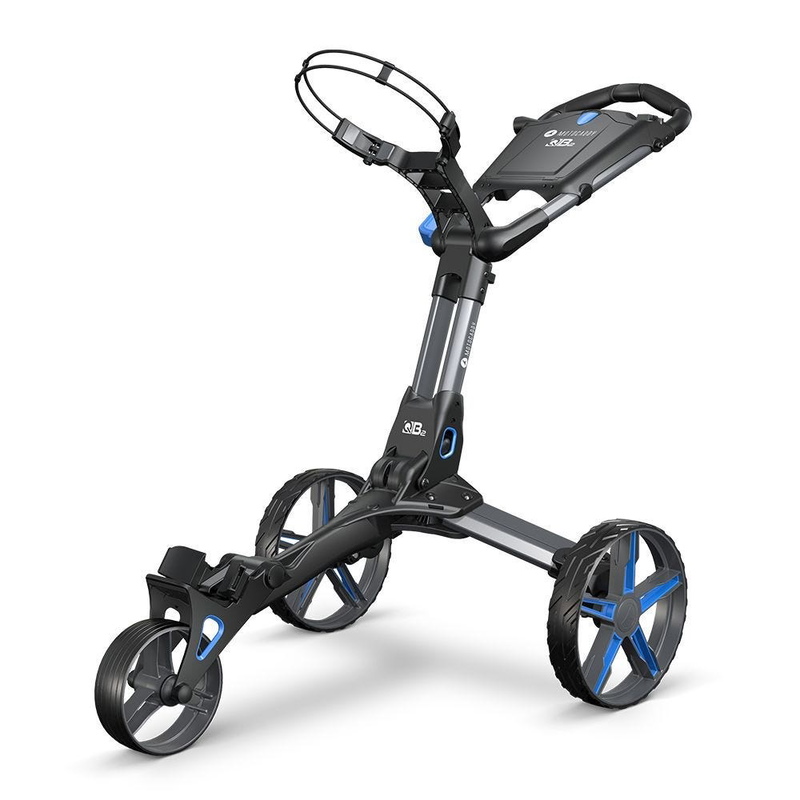 Motocaddy | QB2 | Push Trolley | Black / Blue