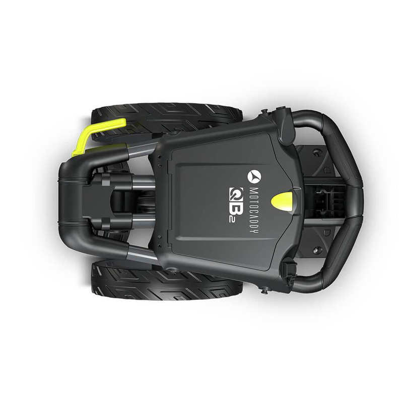 Motocaddy | QB2 | Push Trolley | Black / Lime