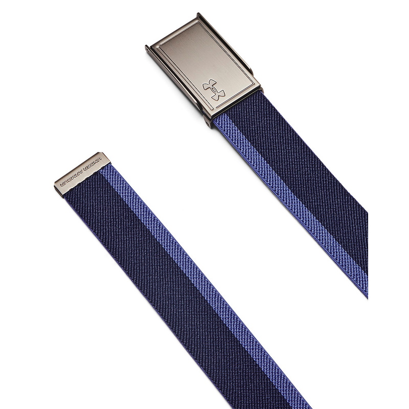 Under Armour | 1383936-410 | Stretch Webbing Belt | Midnight Navy / Starlight / Midnight Navy
