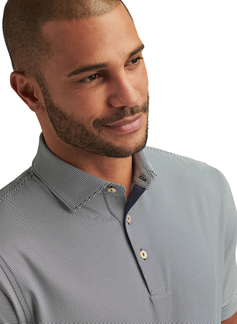 Peter Millar | ME0EK11S | Mens | Jubilee Performance Jersey Polo | Navy
