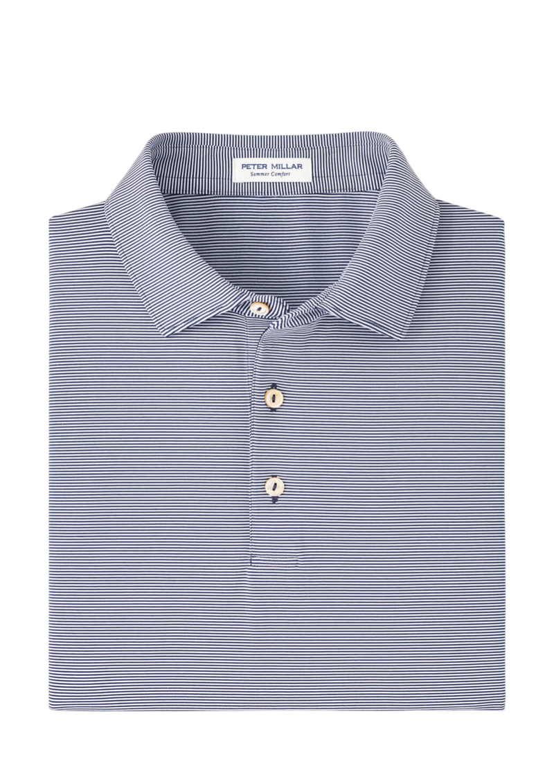 Peter Millar | ME0EK11S | Mens | Jubilee Performance Jersey Polo | Navy