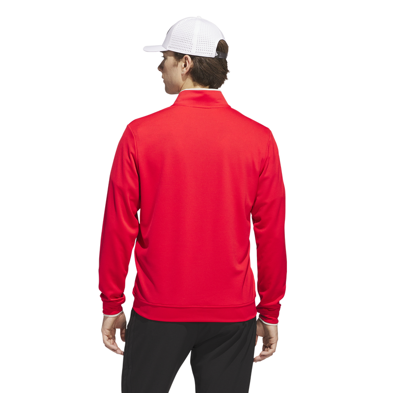 Adidas | JJ1712 | Lightweight Half-Zip Top | Pure Ruby