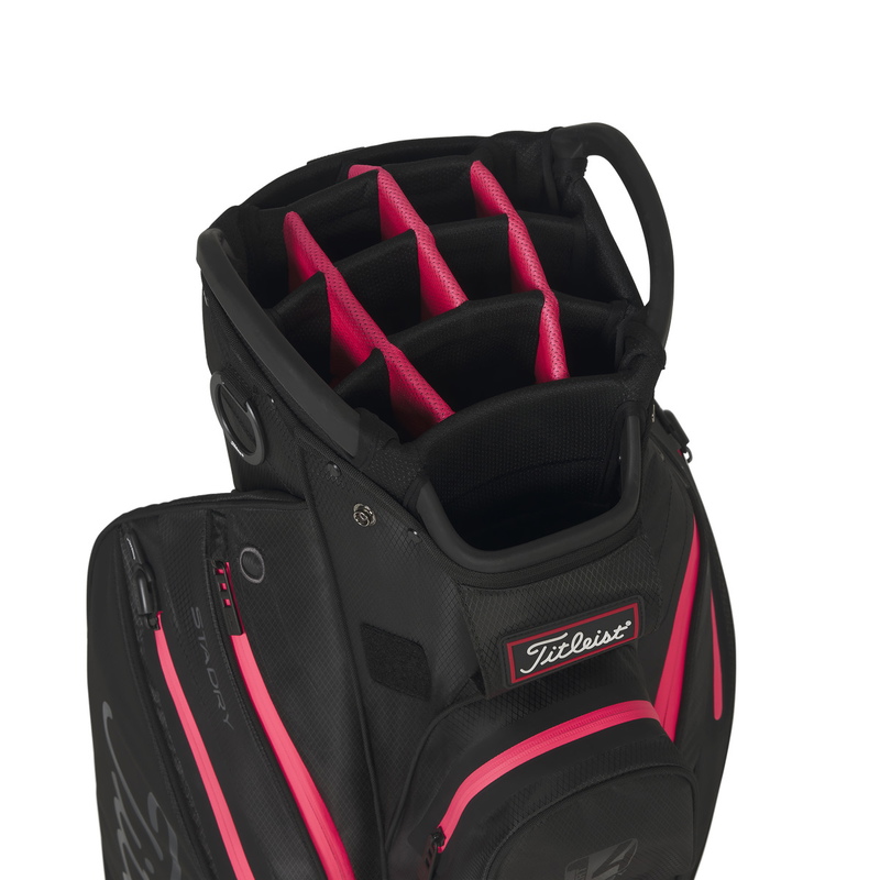 Titleist | TB23CT9-055 | Cart 14 StaDry | Black / Candy Pink
