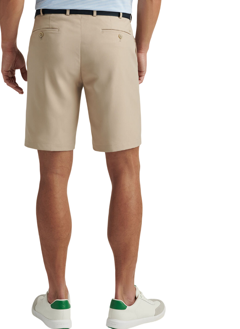 Peter Millar | ME0EB82 | Mens Salem High Drape Perf Short | Khaki