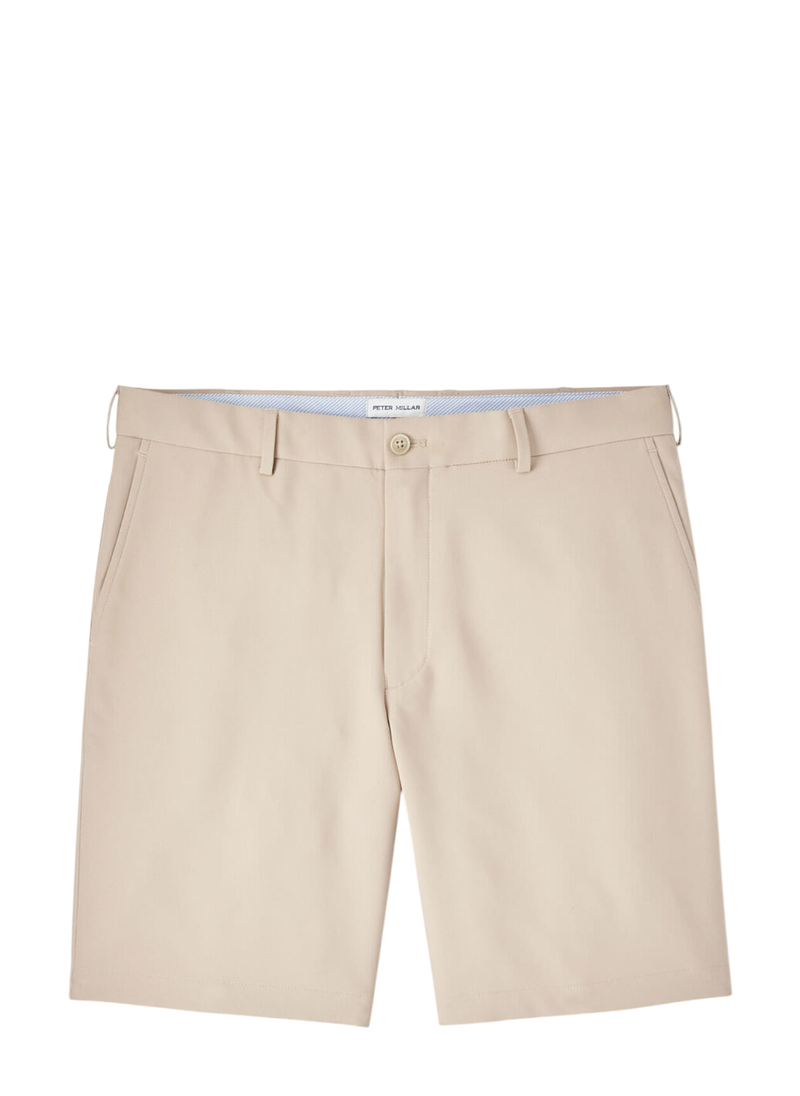 Peter Millar | ME0EB82 | Mens Salem High Drape Perf Short | Khaki