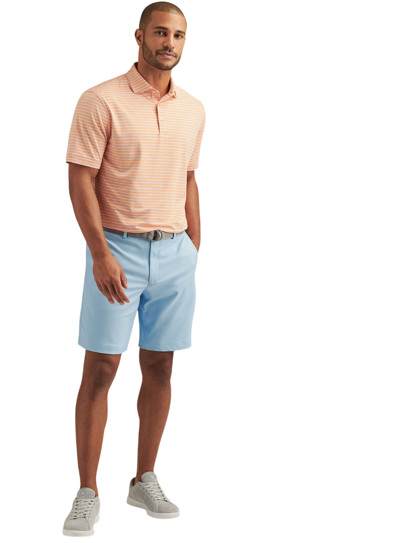 Peter Millar | ME0EB82 | Mens Salem High Drape Perf Short | Cottage Blue