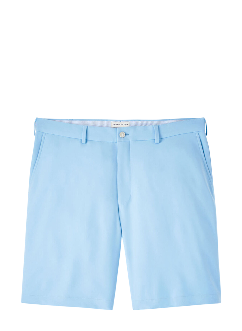 Peter Millar | ME0EB82 | Mens Salem High Drape Perf Short | Cottage Blue