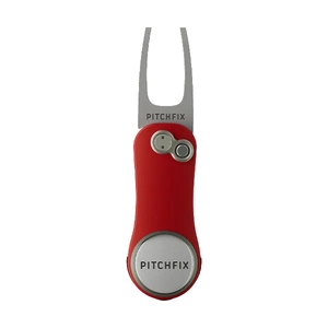 Pitchfix | Pitchfork Hybrid 2.0 | RSGolf logo | Red