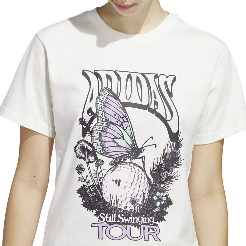 Adidas | JX1752 | Golf Tour Graphic T-Shirt | Off White