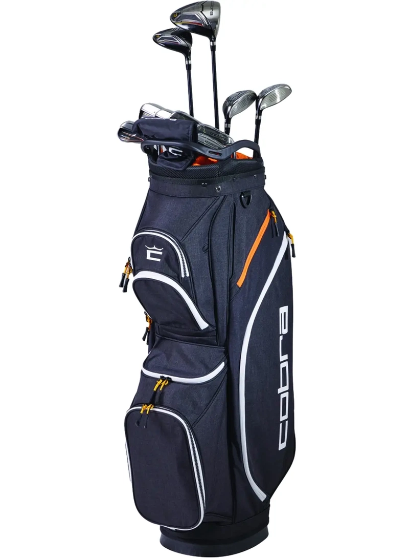 Cobra | Mens Fly-XL 2025 | Cart Bag | Complete Set | Graphite +1" | 917194 22 | Full view