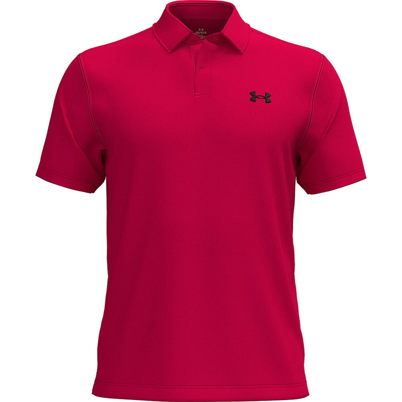 Under Armour | 1390123-713 | T2G Pique Polo-Racer | Red/Black