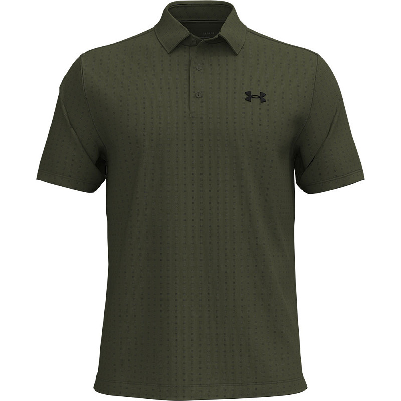 Under Armour | 1378677-390 | Playoff 3.0 Printed Polo-Marine OD | Green / Black / Black