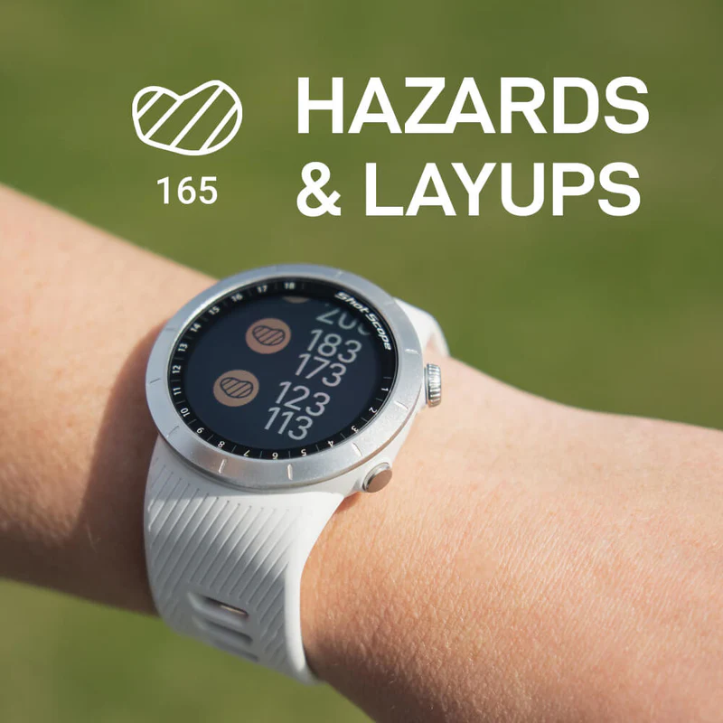 Shot Scope | Watch X5 GPS & Performance Tracking | White