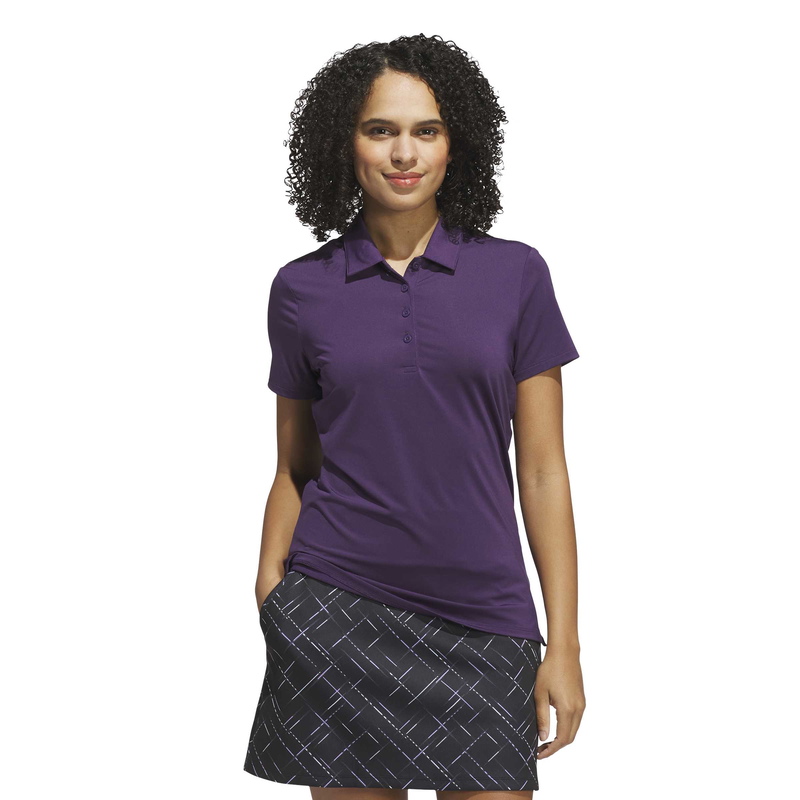 Adidas | JN7580 | Ultimate365 Solid Short Sleeve Polo Shirt | Aurora / Plum