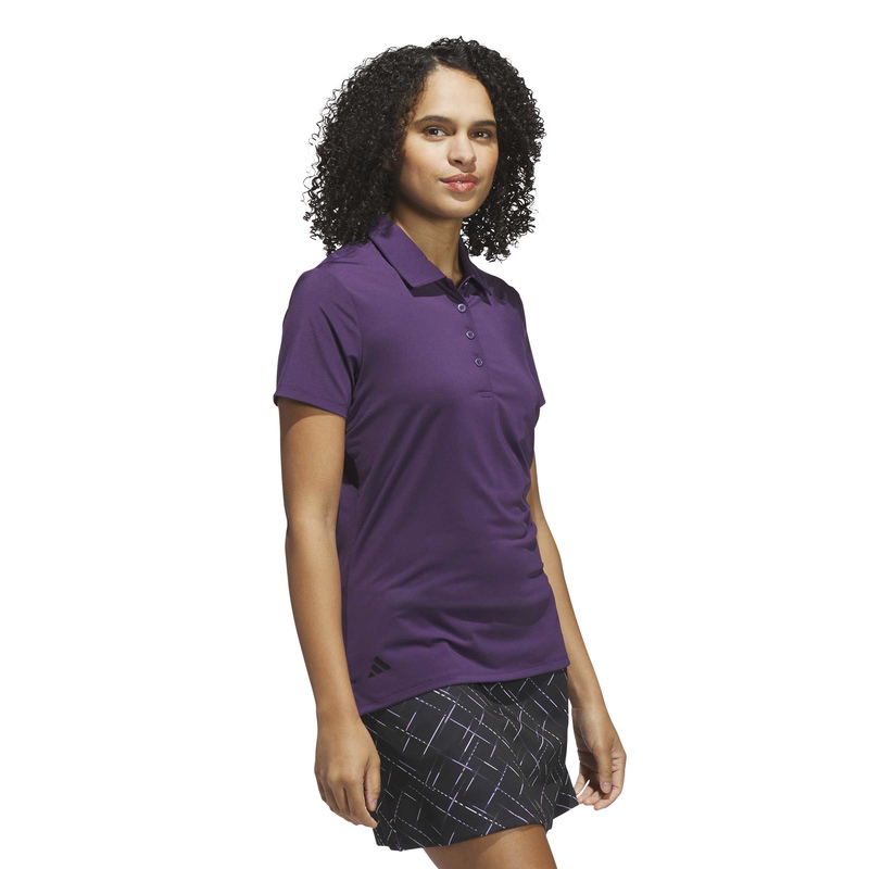 Adidas | JN7580 | Ultimate365 Solid Short Sleeve Polo Shirt | Aurora / Plum