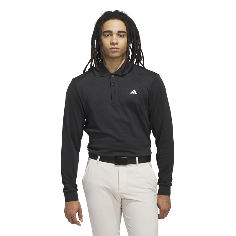 Adidas | JL5294 | Ultimate365 Cold.rdy Long Sleeve Polo Shirt | Black