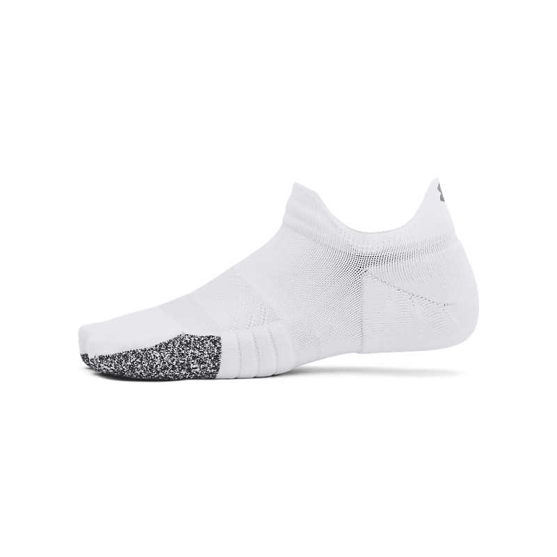 Under Armour | 1370096-100 | Breathe 2 | No Show | Tab 2 pk | White / White / Reflective